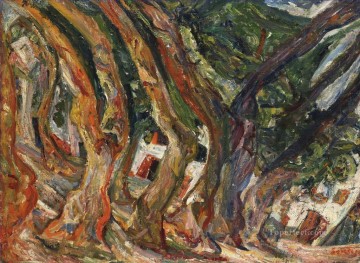 クレタ島のプラタナス 1920 年 Chaim Soutine Oil Paintings